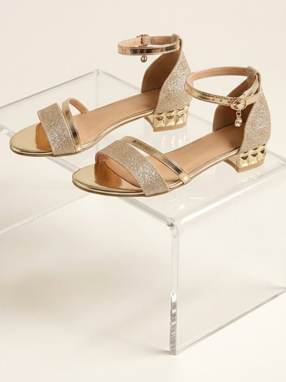 Alison Orthopedic Heeled Sandals Gold EU 41 US 9W Breathable Comfort